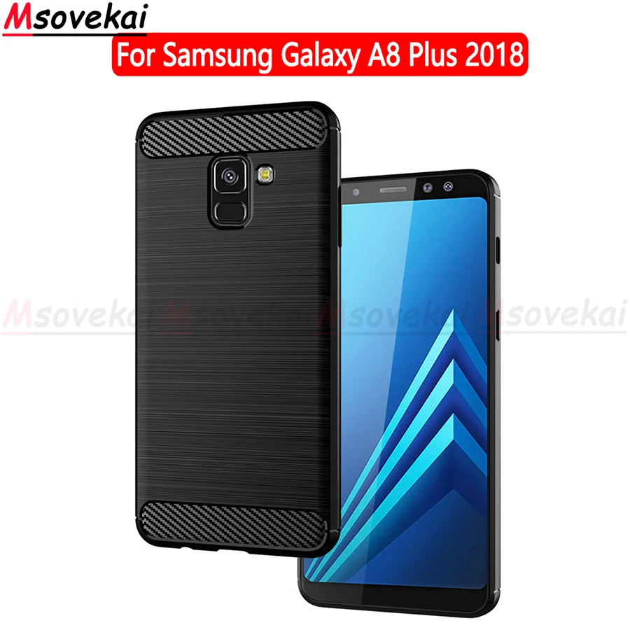 For Samsung Galaxy A8 Plus 2018 Silicone Carbon Fiber Case Coque For A8 Plus 2018 Slim Soft TPU Texture Anti-knock Phone Cover
For Samsung Galaxy A8 Plus 2018 Silicone Carbon Fiber Case Coque For A8 Plus 2018 Slim Soft TPU Texture Anti-knock Phone Cover