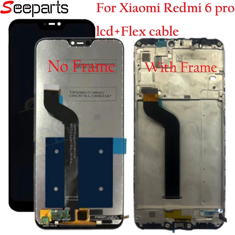 5.84"LCD Display for Xiaomi redmi 6pro lcd redmi 6 pro LCD Screen Touch Panel Digitizer Xiaomi Mi A2 lite LCD Display
5.84"LCD Display for Xiaomi redmi 6pro lcd redmi 6 pro LCD Screen Touch Panel Digitizer Xiaomi Mi A2 lite LCD Display