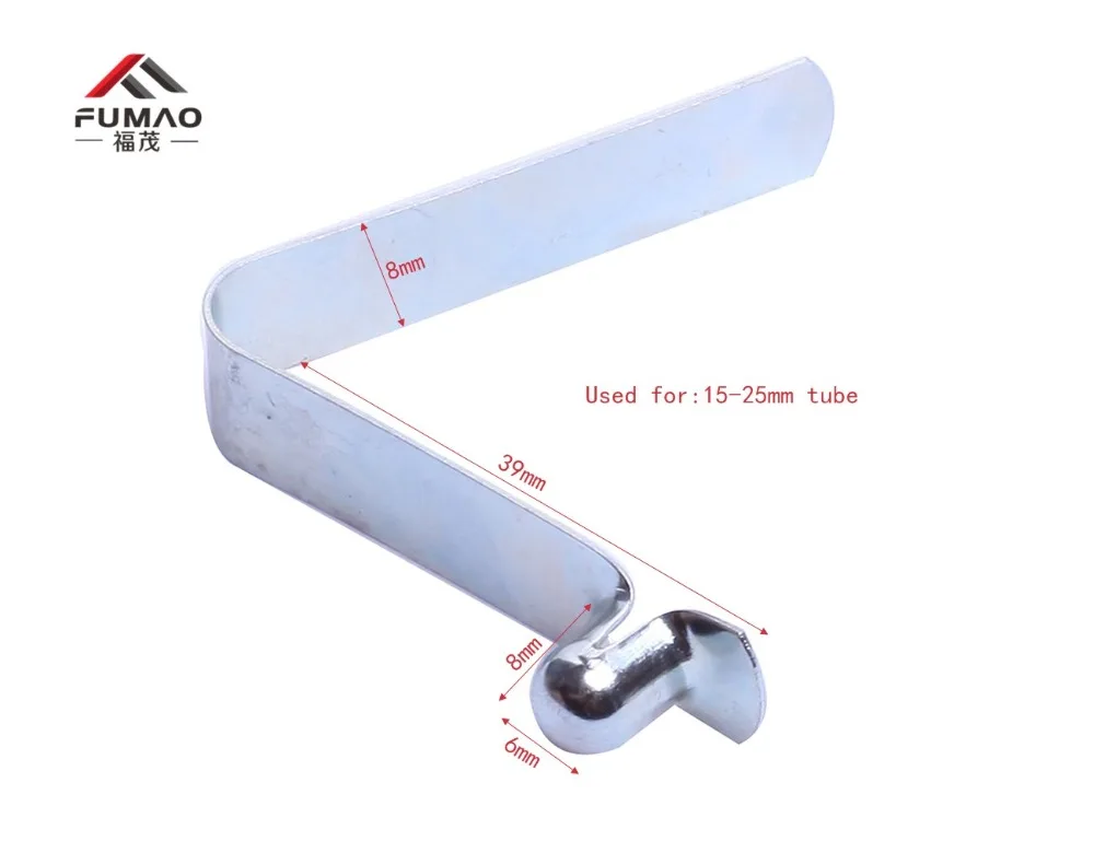 Manufacturer custom sTent pole push button spring snap clip for 25mm diameter return spring tube
Manufacturer custom sTent pole push button spring snap clip for 25mm diameter return spring tube