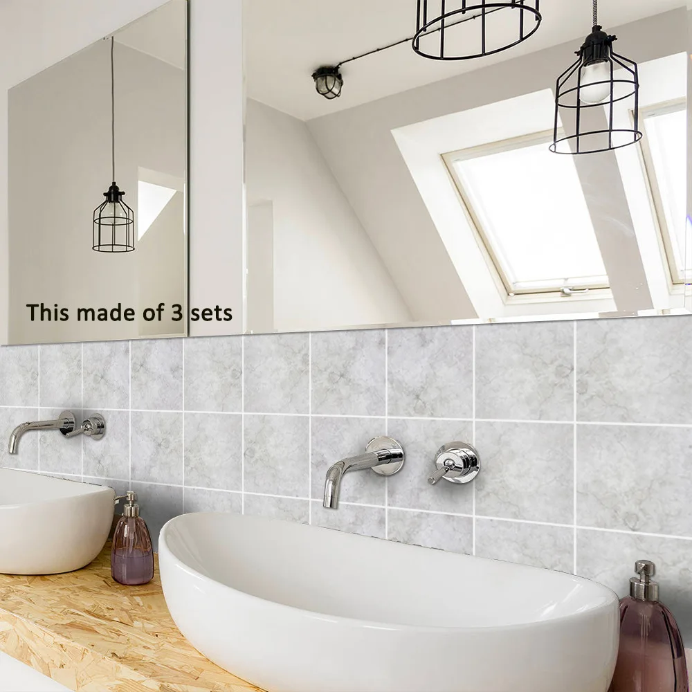 10PC Stone Grey Tile Sticker,wall Sticker Furniture Decal,waterproof Self Adhesive For Bathroom Kitchen Home Decor Wallpaper
10PC Stone Grey Tile Sticker,wall Sticker Furniture Decal,waterproof Self Adhesive For Bathroom Kitchen Home Decor Wallpaper