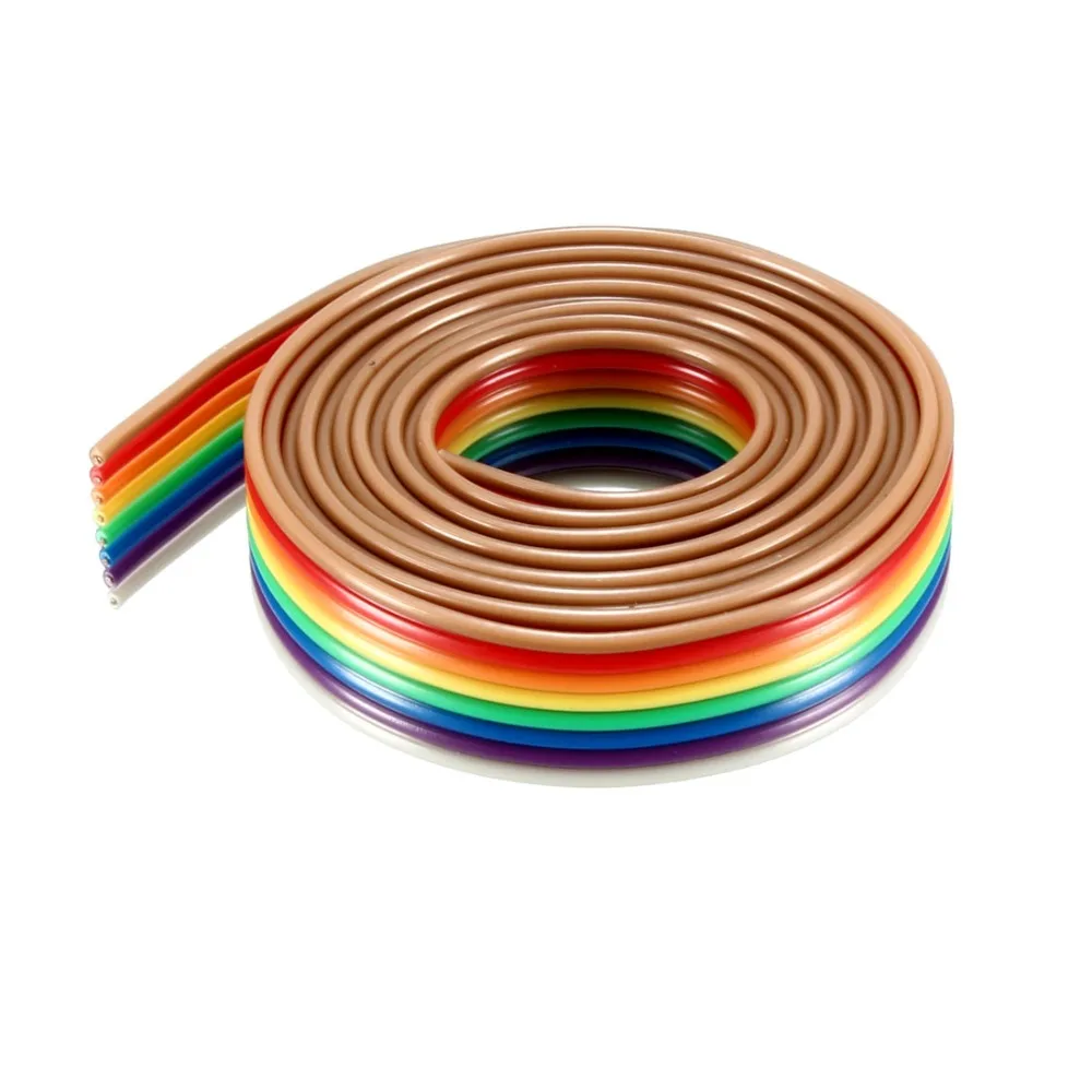 Uxcell 1m 2m 5m Long Color Rainbow XH1.27 Jumper Wire 6/8/20/50/10P 1.27mm Pitch Ribbon Flat Cable Breadboard DIY for Repair
Uxcell 1m 2m 5m Long Color Rainbow XH1.27 Jumper Wire 6/8/20/50/10P 1.27mm Pitch Ribbon Flat Cable Breadboard DIY for Repair