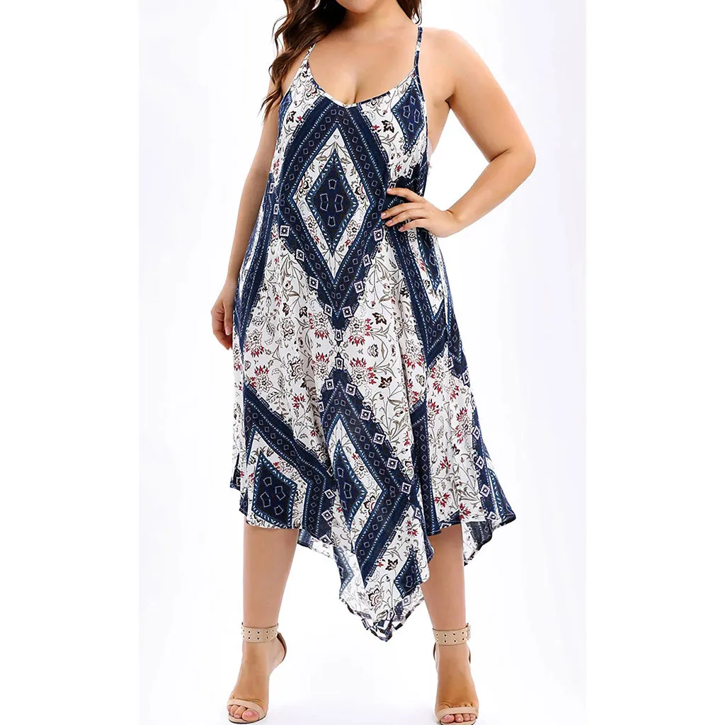 Plus Size Dress Women Summer Dress Ladies Flower Handkerchief Sleeveless Loose Party Beach Maxi Dress Robe Femme Vestidos
Plus Size Dress Women Summer Dress Ladies Flower Handkerchief Sleeveless Loose Party Beach Maxi Dress Robe Femme Vestidos