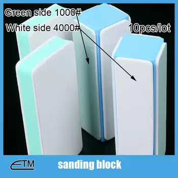 10 pcs sanding block for polishing metal stone mirror glass double sides grit 1000# and 4000# TF014
10 pcs sanding block for polishing metal stone mirror glass double sides grit 1000# and 4000# TF014