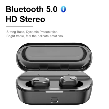 2019 Bluetooth Earphones 5.0 TWS Wireless Stereo Earbuds Cordless Sports Headsets with Charging Box Earphones For Iphone Xiaomi
2019 Bluetooth Earphones 5.0 TWS Wireless Stereo Earbuds Cordless Sports Headsets with Charging Box Earphones For Iphone Xiaomi