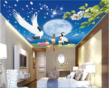 3d room ceiling murals wallpaper custom photo non-woven The moon crane flowers decoration painting 3d wall murals wallpaper
3d room ceiling murals wallpaper custom photo non-woven The moon crane flowers decoration painting 3d wall murals wallpaper