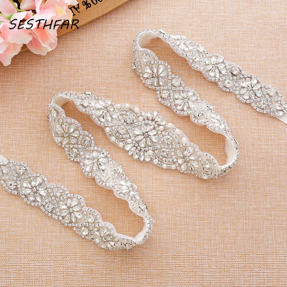 Rhinestones Wedding Belt 35inch Length Bridal Belt Pearls S Crystal Bridal Sash For Wedding Dresses J156S
Rhinestones Wedding Belt 35inch Length Bridal Belt Pearls S Crystal Bridal Sash For Wedding Dresses J156S