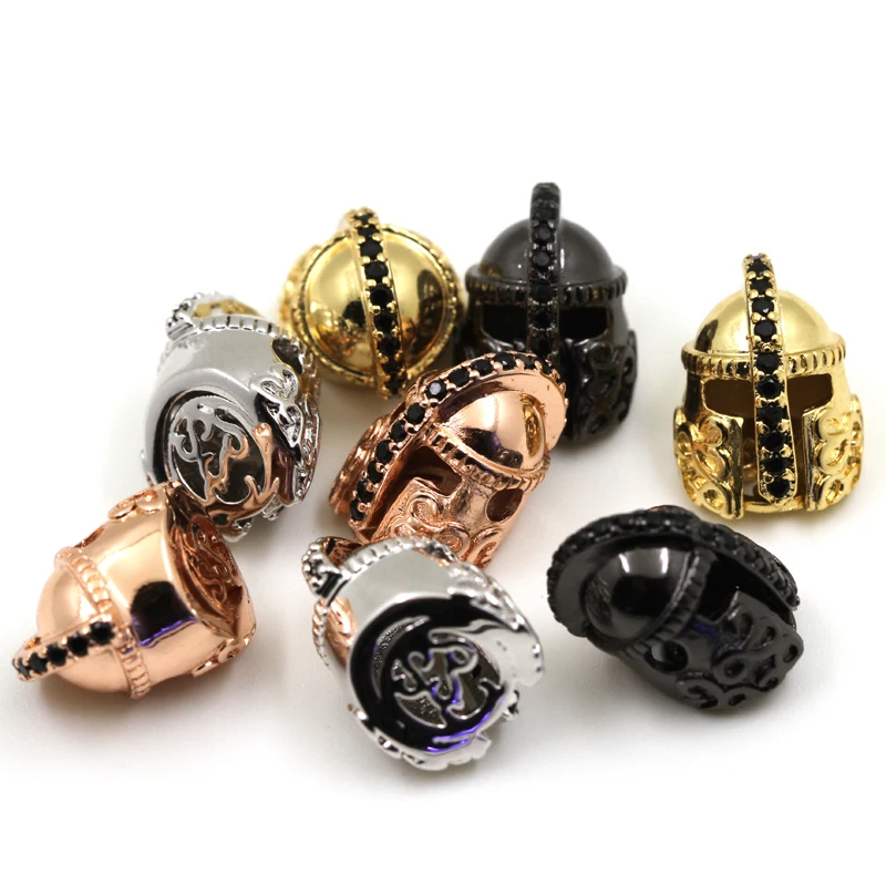 6pcs/lot Spartans helmet beads,Roman Warrior bead,Gold Silver Black Gun Rose Gold Charm Beads
6pcs/lot Spartans helmet beads,Roman Warrior bead,Gold Silver Black Gun Rose Gold Charm Beads