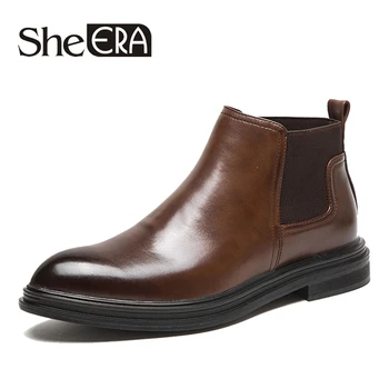 2019 Brand Autumn Men Boots Vintage Style Riding Boots Men Casual Shoes Fashion High-Cut Slip-On Warm Hombre Men Ankle Boots
2019 Brand Autumn Men Boots Vintage Style Riding Boots Men Casual Shoes Fashion High-Cut Slip-On Warm Hombre Men Ankle Boots