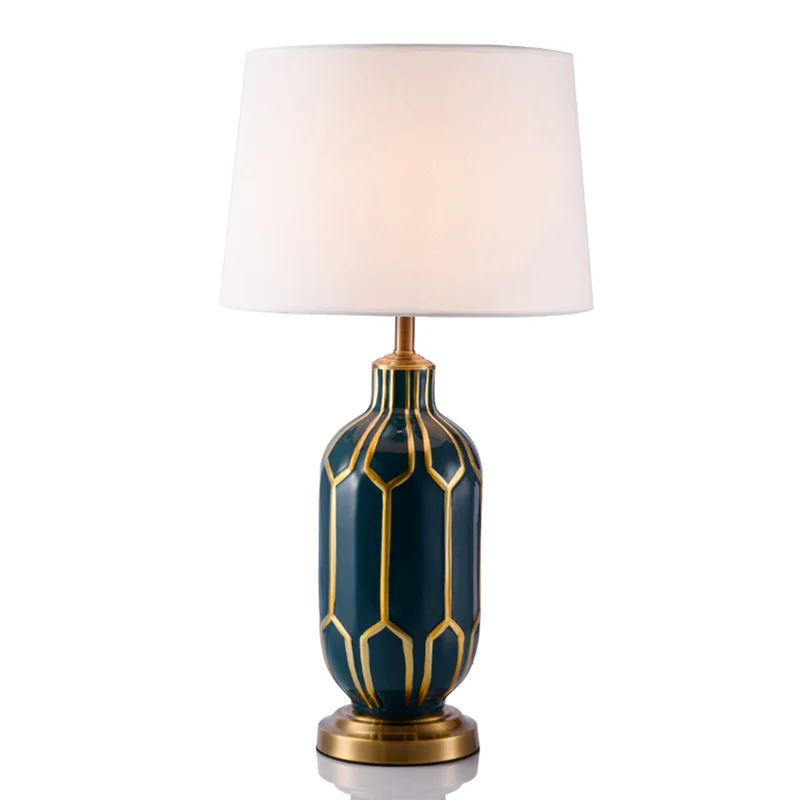 Europe ceramic table lamps bedroom bedside decoration light white cloth lampshade study reading lighting E27 light LED fixture
Europe ceramic table lamps bedroom bedside decoration light white cloth lampshade study reading lighting E27 light LED fixture
