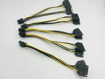 5PCS PCI-E PCI Express Dual 15Pin SATA Male to 6pin Graphics Video Display Card Dual SATA to 6pin Power Cable for ETH BTC Mining
5PCS PCI-E PCI Express Dual 15Pin SATA Male to 6pin Graphics Video Display Card Dual SATA to 6pin Power Cable for ETH BTC Mining
