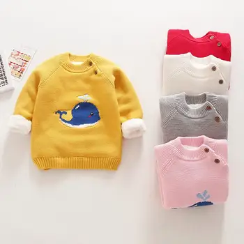 2019 New Baby Boys Girls Thick Warm Sweater Children Casual Knitted Pullovers Kids Boys Girls Pattern Plus Fleece Knitwear Q169
2019 New Baby Boys Girls Thick Warm Sweater Children Casual Knitted Pullovers Kids Boys Girls Pattern Plus Fleece Knitwear Q169
