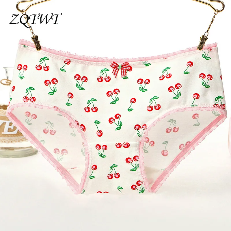 ZQTWT Hot Brand Fruit Printed Cheery Mango Lingerie Cotton Panties Seamless Breathable Panty Sexy Briefs Women Underwear J3NK209
ZQTWT Hot Brand Fruit Printed Cheery Mango Lingerie Cotton Panties Seamless Breathable Panty Sexy Briefs Women Underwear J3NK209