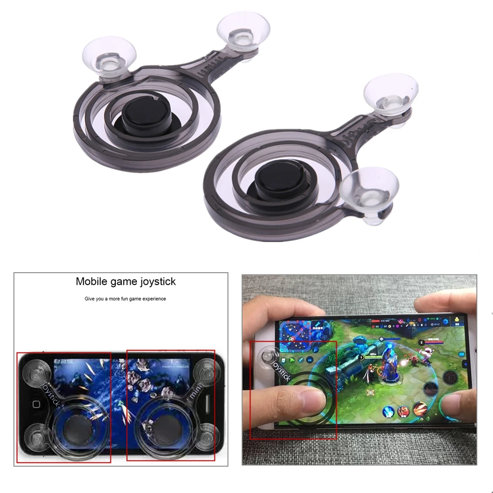 Dual Analog Mini Joypad Joystick SmartphoneTouch Cell Phone Mobile Phone Accessory Remote Game Control for Ipad Tablet 2pcs/Set
Dual Analog Mini Joypad Joystick SmartphoneTouch Cell Phone Mobile Phone Accessory Remote Game Control for Ipad Tablet 2pcs/Set