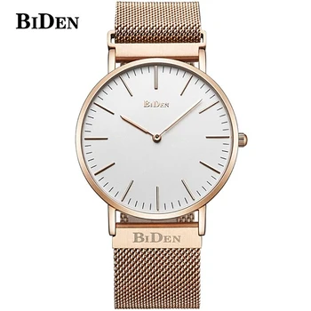 BIDEN Fashion Quartz Watch Men's Simple Casual Black Stainless Steel Luxury Quartz-watch Classic Mesh Clock Male Relogio
BIDEN Fashion Quartz Watch Men's Simple Casual Black Stainless Steel Luxury Quartz-watch Classic Mesh Clock Male Relogio