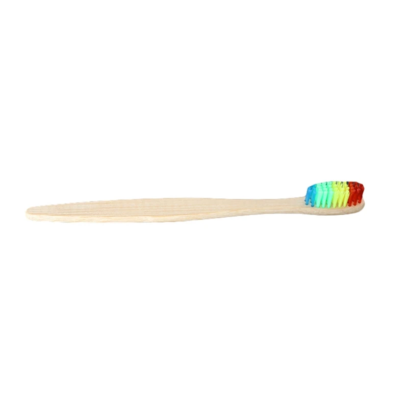 1 PC Colorful Head Bamboo Toothbrush Wholesale Wooden Rainbow Bamboo Soft Toothbrush Oral Care
1 PC Colorful Head Bamboo Toothbrush Wholesale Wooden Rainbow Bamboo Soft Toothbrush Oral Care