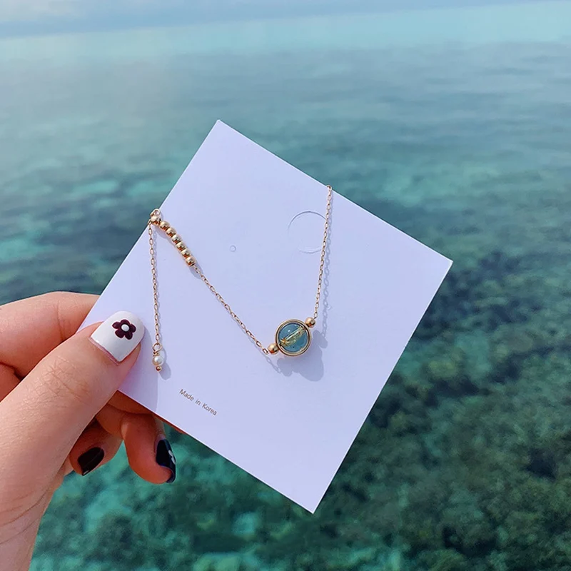 MENGJIQIAO Korean New Design Sweet Space Blue Sea Ball Bracelet For Women Gilrs Cute Fashion Star Necklace Jewelry Sets
MENGJIQIAO Korean New Design Sweet Space Blue Sea Ball Bracelet For Women Gilrs Cute Fashion Star Necklace Jewelry Sets