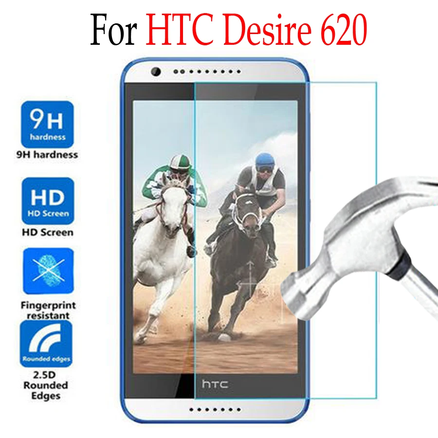Для HTC Desire 620 820 мини-закаленное стекло Защита экрана чехол для htc desire 620G D620H D820MU D620u