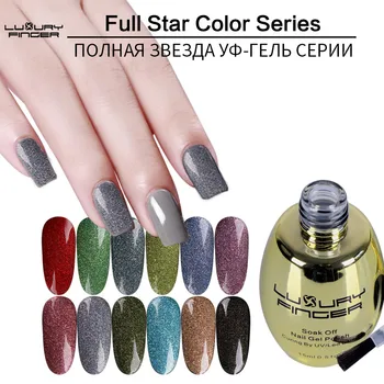 Luxury Finger Mini Glitter Full Star Color UV Gel Nail Polish Varnish 15ML Soak Off Lacquer DIY Nail Art Salon Design Painting
Luxury Finger Mini Glitter Full Star Color UV Gel Nail Polish Varnish 15ML Soak Off Lacquer DIY Nail Art Salon Design Painting