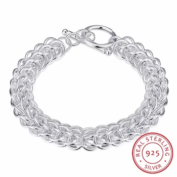 Lekani Men's Fine Jewelry 10mm 21cm Round Circles Link Chains 925 Sterling Silver Bracelet Bangle Pulseras Male Holidays Gift
Lekani Men's Fine Jewelry 10mm 21cm Round Circles Link Chains 925 Sterling Silver Bracelet Bangle Pulseras Male Holidays Gift
