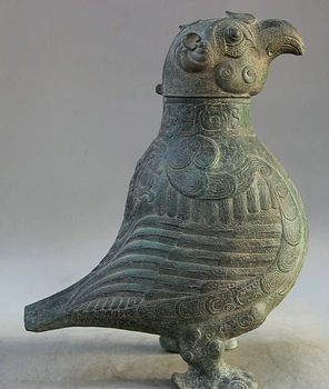 USPS to USA S2340 14" Old Chinese Bronze Folk Bird owl Statue water food vessel Pot Jar kettle
USPS to USA S2340 14" Old Chinese Bronze Folk Bird owl Statue water food vessel Pot Jar kettle