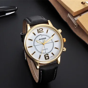 Retro Design Leather Band Analog Alloy Quartz Wrist Watch Men's watch Wrist Party decoration Business Watch gif for male man
Retro Design Leather Band Analog Alloy Quartz Wrist Watch Men's watch Wrist Party decoration Business Watch gif for male man