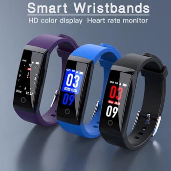 Newest Bluetooth 4.0 Wristband Men Women Color Screen Bracelet Continuous Heart Rate Monitor Health Fitness Smart Band PK HR3
Newest Bluetooth 4.0 Wristband Men Women Color Screen Bracelet Continuous Heart Rate Monitor Health Fitness Smart Band PK HR3