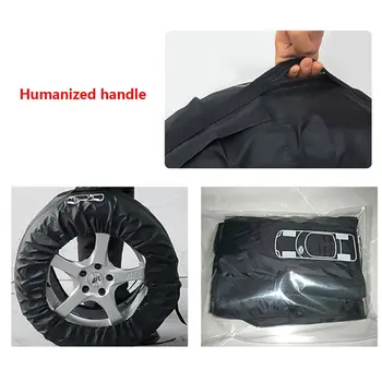 4Pcs Spare Tire Cover Case Polyester Winter Summer Car Tires Storage Bag Automobile Tyre Accessories Vehicle Wheel Protector S/L
4Pcs Spare Tire Cover Case Polyester Winter Summer Car Tires Storage Bag Automobile Tyre Accessories Vehicle Wheel Protector S/L