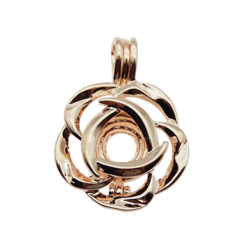 10pcs Rose Gold flower Pearl Cage Jewelry Making Supplies Beads Cage Pendant Aroma Essential Oil Diffuser For Oyster Pearl
10pcs Rose Gold flower Pearl Cage Jewelry Making Supplies Beads Cage Pendant Aroma Essential Oil Diffuser For Oyster Pearl