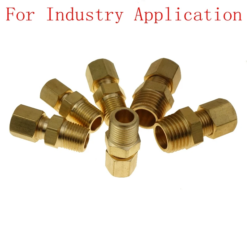 Brass Compression Fitting Male Connector 1/8" 3/16" 1/4" OD X 1/8" 1/4" NPT Male For Industry Application
Brass Compression Fitting Male Connector 1/8" 3/16" 1/4" OD X 1/8" 1/4" NPT Male For Industry Application