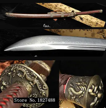 45' FOLDED DAMASCUS STEEL BLADE HANDMADE CHINESE DRAGON/FOINIX FUCHI CHINESE DAO SWORD QING BODYGUARD BROADSWORD
45' FOLDED DAMASCUS STEEL BLADE HANDMADE CHINESE DRAGON/FOINIX FUCHI CHINESE DAO SWORD QING BODYGUARD BROADSWORD