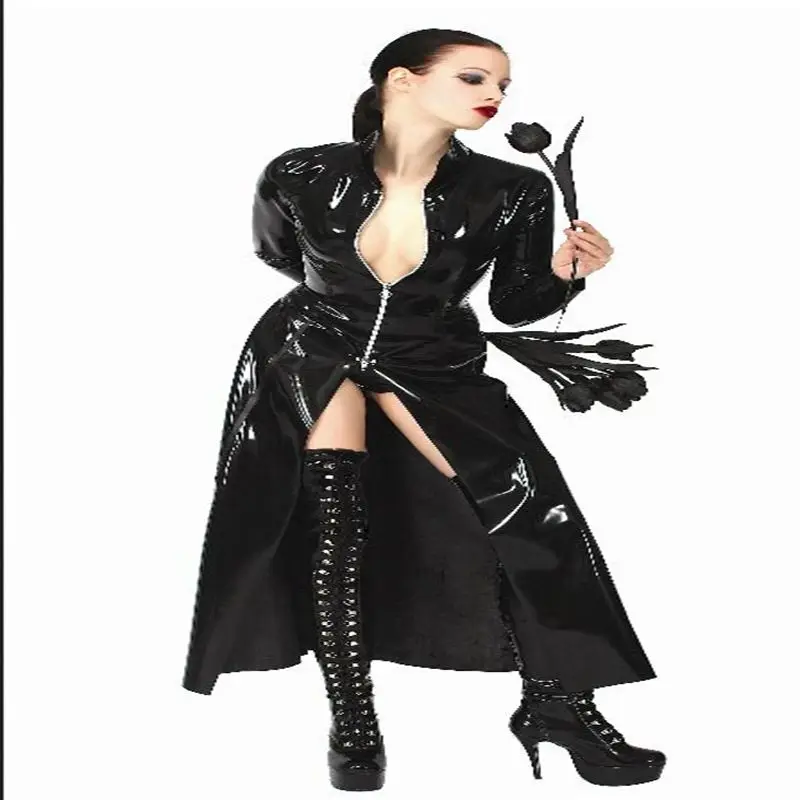 2016 Women Sexy Wet Look Imitation Leather Catsuit Game Uniforms Clubwear PVC Erotic Leotard Costumes Latex Bandage Bodysuit
2016 Women Sexy Wet Look Imitation Leather Catsuit Game Uniforms Clubwear PVC Erotic Leotard Costumes Latex Bandage Bodysuit