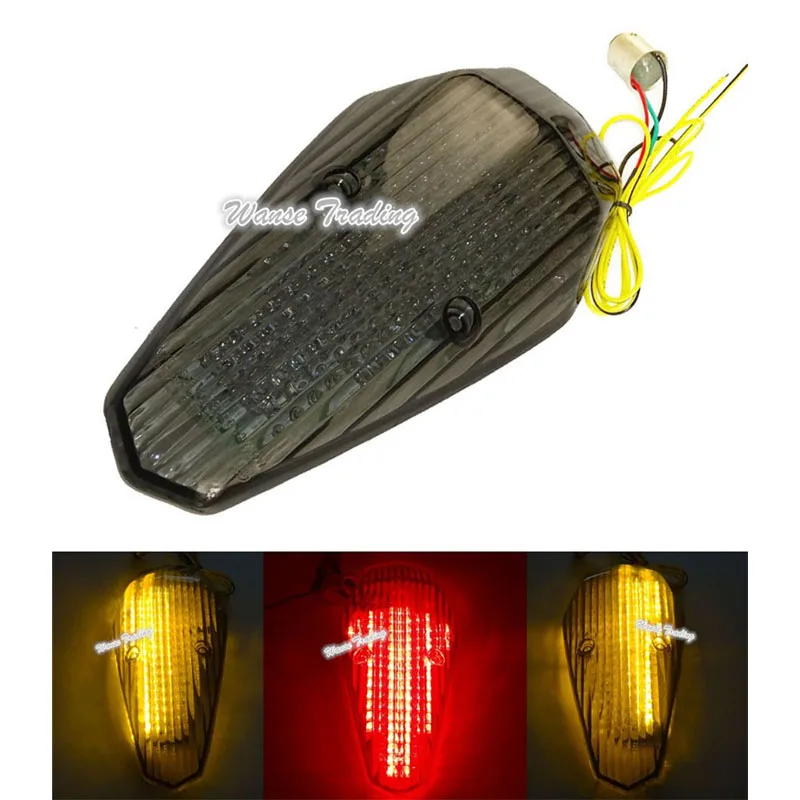 

waase E-Marked Rear Tail Brake Turn Signals Integrated LED Light For Honda VT1300CT Interstate 10-15 / VT1300CR Stateline 10-16