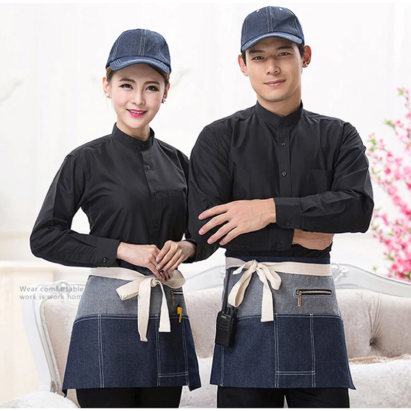 Hot Sale Stripe Denim Aprons With Pockets Half Body Cafe Cowboy Uniform Unisex Aprons for Woman Men Kitchen Chef Waiter Cooking
Hot Sale Stripe Denim Aprons With Pockets Half Body Cafe Cowboy Uniform Unisex Aprons for Woman Men Kitchen Chef Waiter Cooking