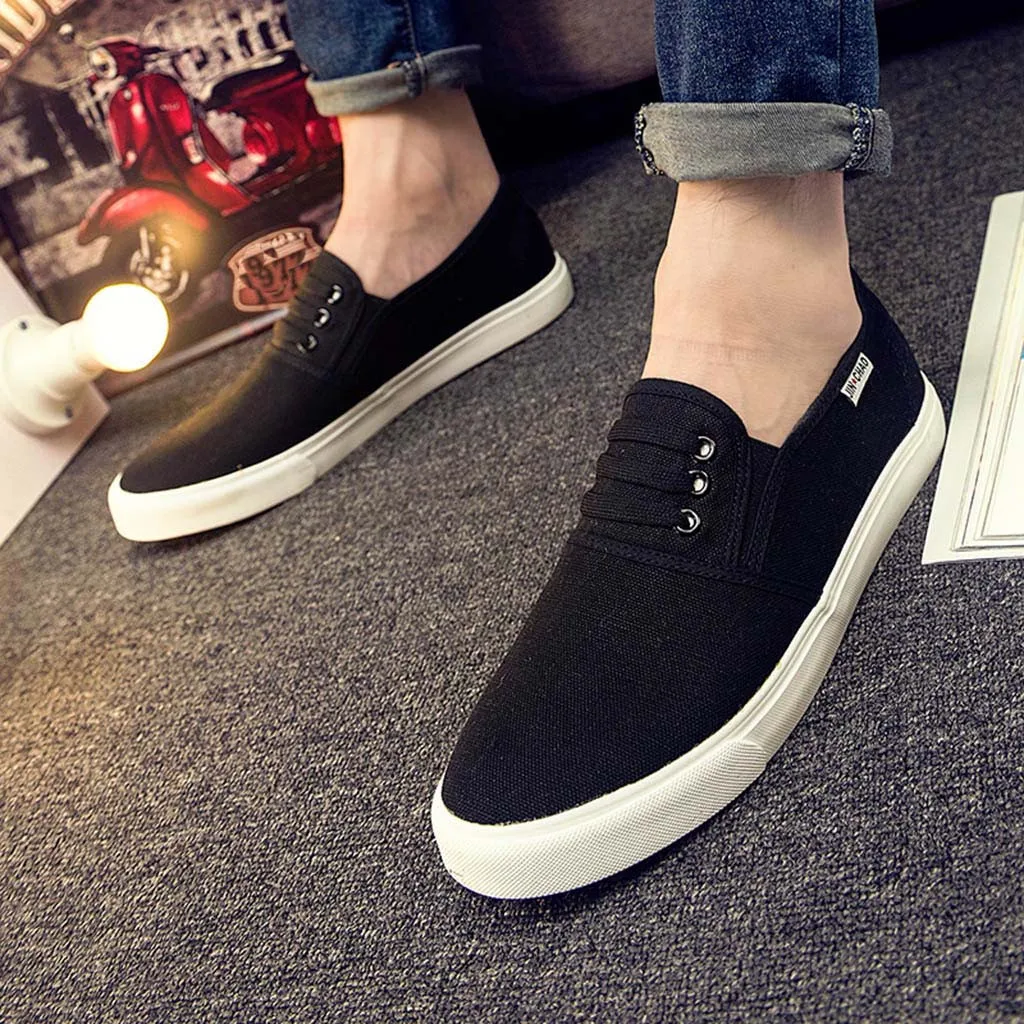 Summer Men's Sneakers men outdoor soft shoes Fashion Men's casual Lace Up Canvas Sports Loafers Sneakers Solid Flat Shoes
Summer Men's Sneakers men outdoor soft shoes Fashion Men's casual Lace Up Canvas Sports Loafers Sneakers Solid Flat Shoes