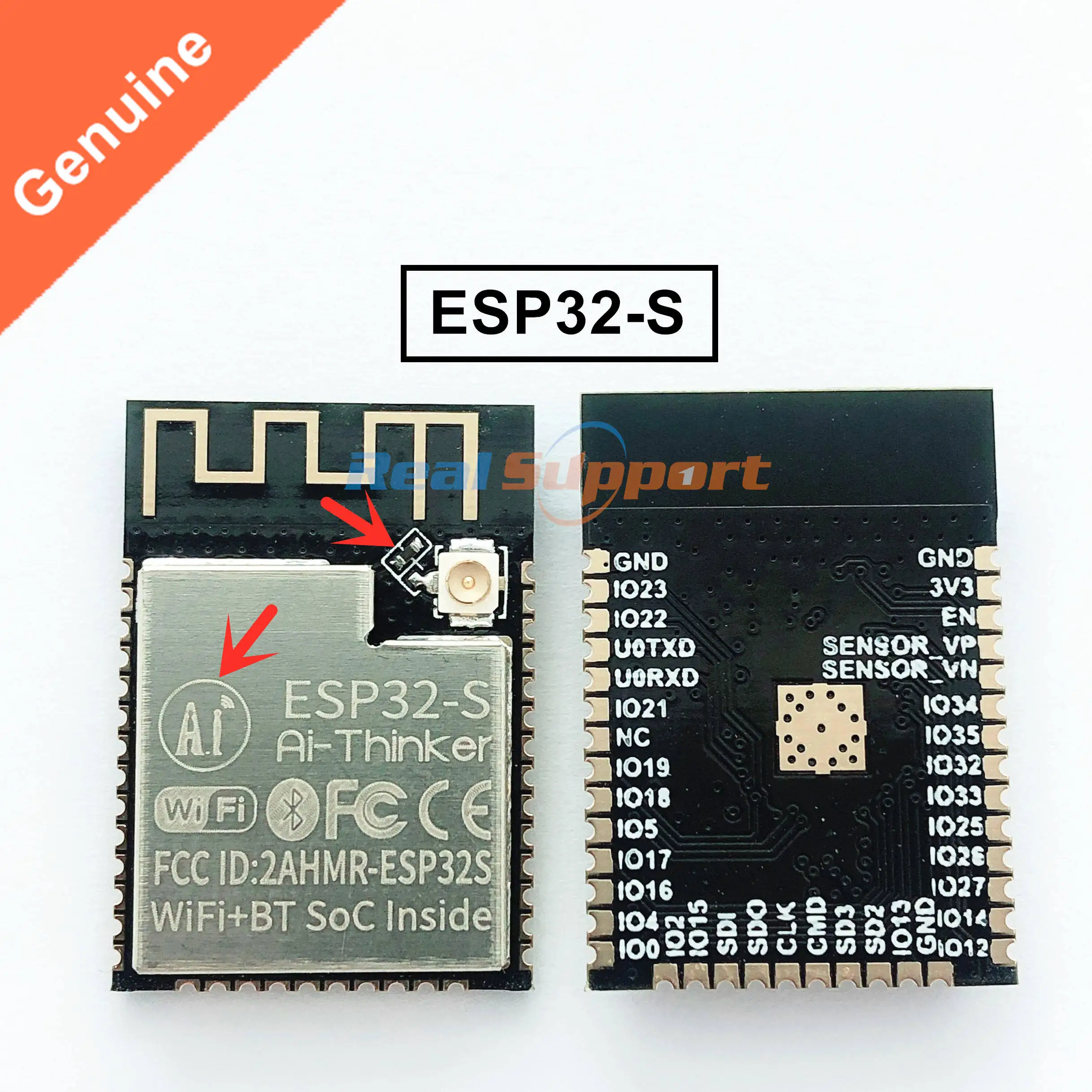 ESP32-S ESP32S PCB / IPEX antenna Bluetooth and WIFI Dual Core CPU with Low Power Consumption MCU base on ESP32
ESP32-S ESP32S PCB / IPEX antenna Bluetooth and WIFI Dual Core CPU with Low Power Consumption MCU base on ESP32