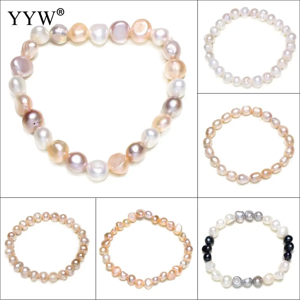 Wholesale Drop Shipping Natural Freshwater Cultured Pearl Bracelet White And Pink Pearl Beaded Bracelets Woman Wedding Bridal
Wholesale Drop Shipping Natural Freshwater Cultured Pearl Bracelet White And Pink Pearl Beaded Bracelets Woman Wedding Bridal