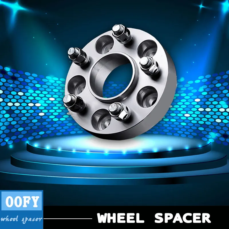 

1 pair/ Car aluminum Wheel Spacer Adapter hub flange 5-114.3 15mm for Hyundai I30 I35 I40 IX20 IX35 IX55