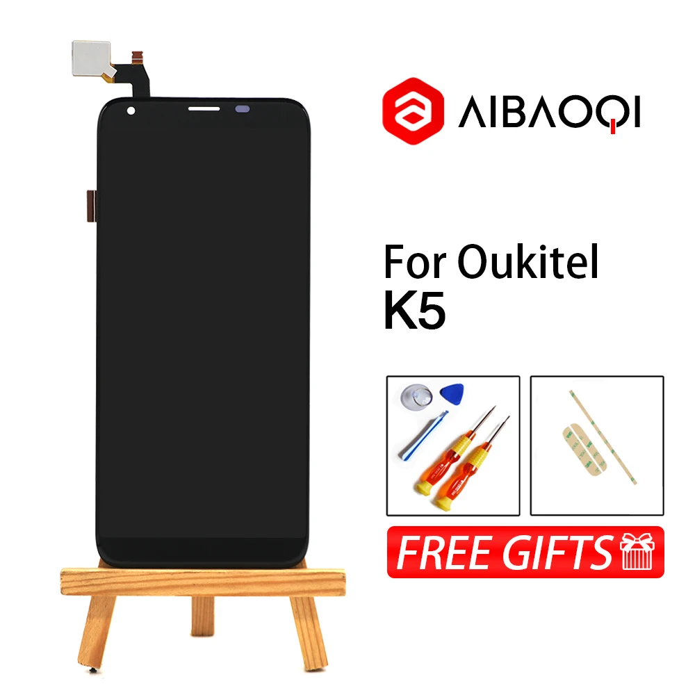 AiBaoQi New Original 5.7 inch Touch Screen 1440x720 LCD Display Assembly Replacement For Oukitel K5 Android 7.0
AiBaoQi New Original 5.7 inch Touch Screen 1440x720 LCD Display Assembly Replacement For Oukitel K5 Android 7.0