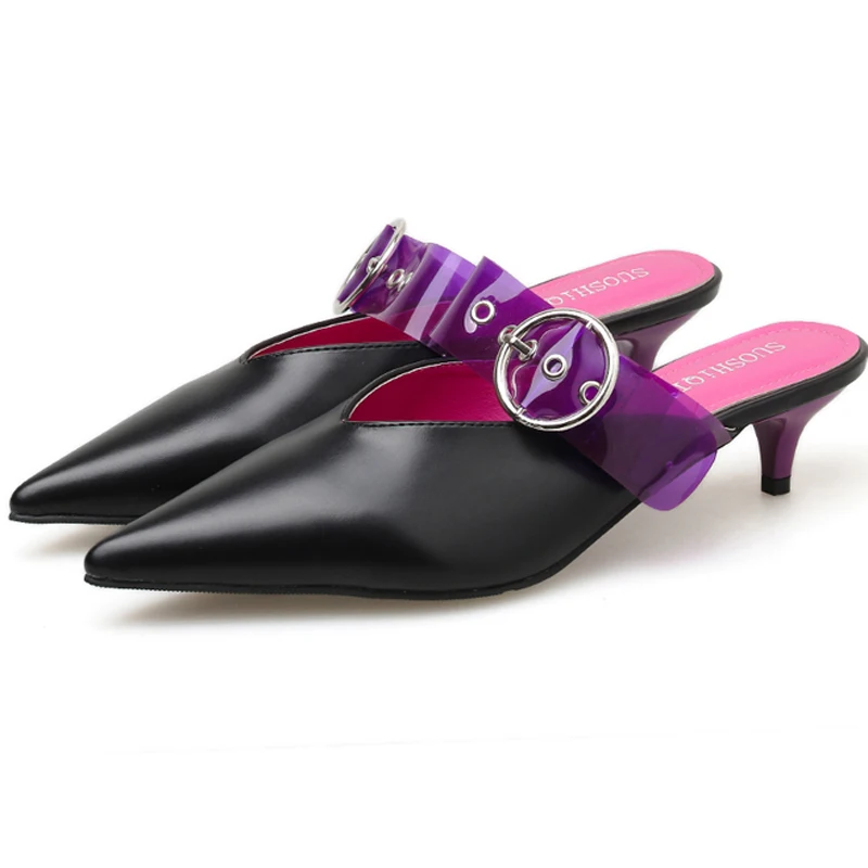 Chaussons Femme Summer Womens Slippers Leisure Pointed Toe Ladies Slippers And Sandals Comfortable Low Heel Black Shoes
Chaussons Femme Summer Womens Slippers Leisure Pointed Toe Ladies Slippers And Sandals Comfortable Low Heel Black Shoes