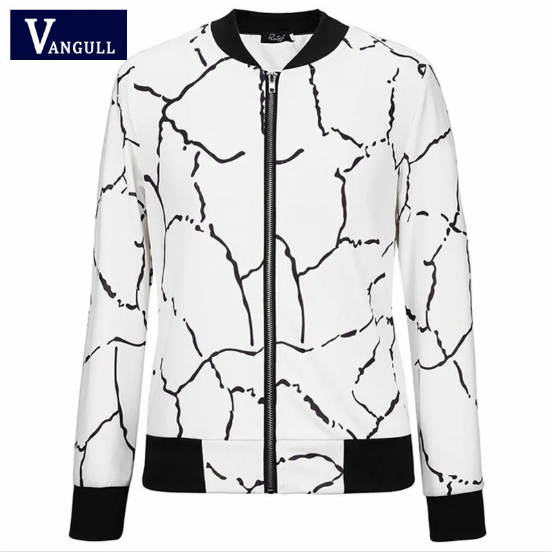 Vangull 2019 New Women Bomber Jacket Print Stand Collar Jackets Coat Casual Baseball Jacket Sukajan Zipper Office Lady Jackets
Vangull 2019 New Women Bomber Jacket Print Stand Collar Jackets Coat Casual Baseball Jacket Sukajan Zipper Office Lady Jackets