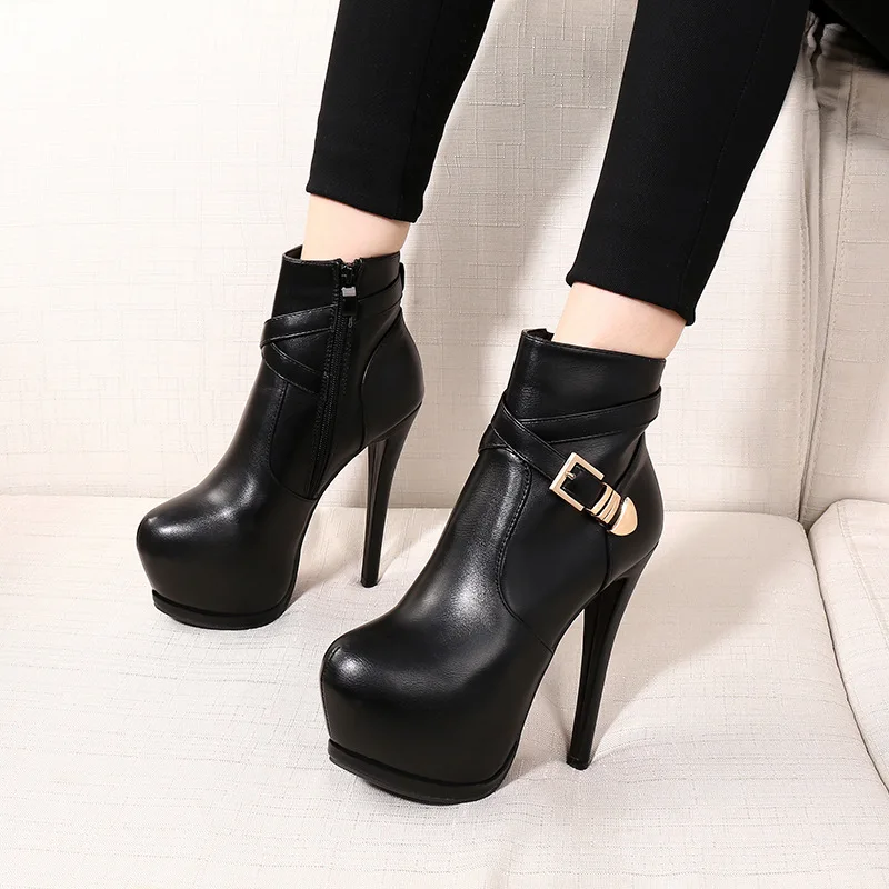 Spring Women's Fashion Boots Retro Ankle Boots Women's Shoes Round Toe High Heels Pumps Zipper Short Plush Lining OULYYYOGO
Spring Women's Fashion Boots Retro Ankle Boots Women's Shoes Round Toe High Heels Pumps Zipper Short Plush Lining OULYYYOGO