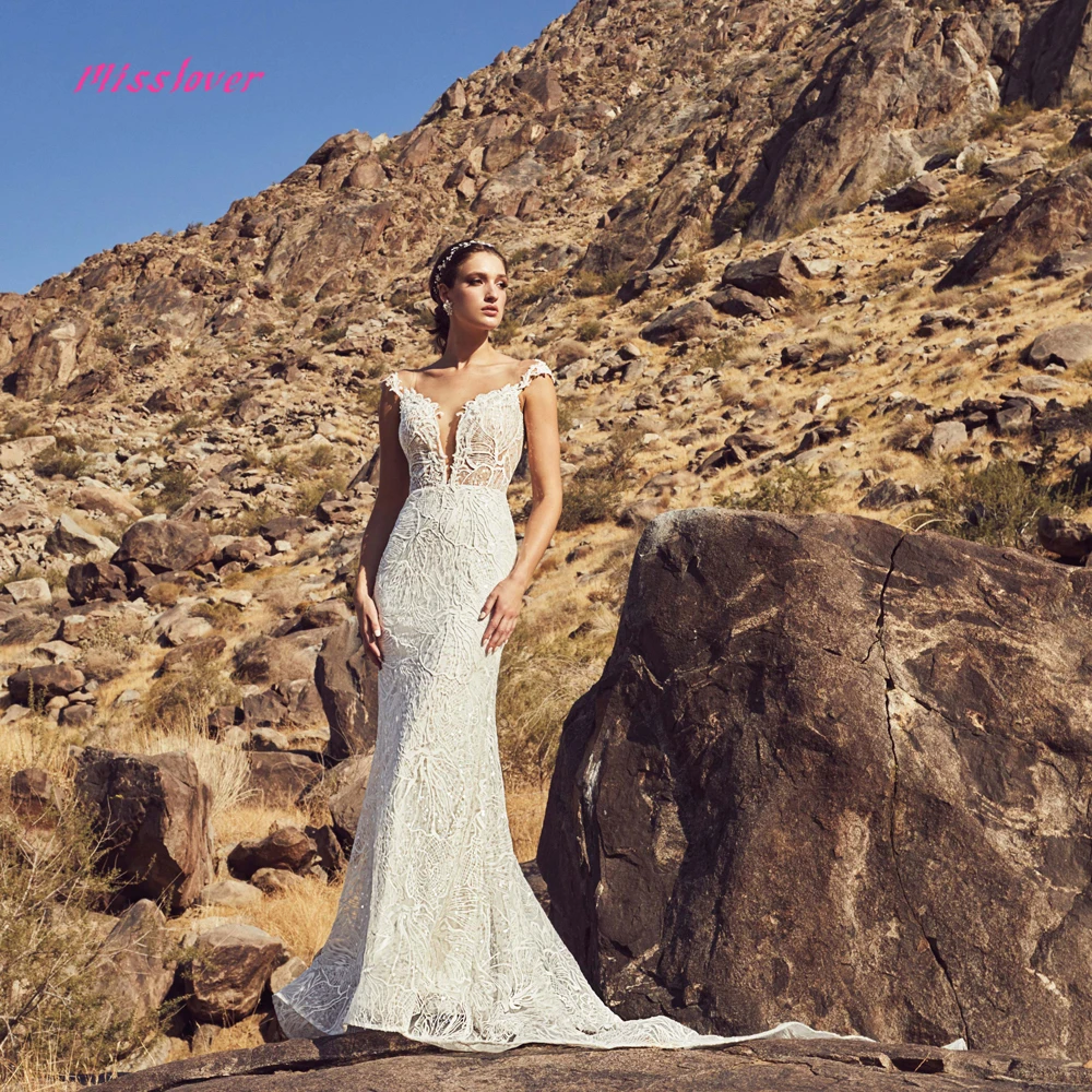 Crystal and Pearls Vestido De Noiva Luxury lace Mermaid Bride Wedding Dress 2019 new Bridal Gown V-neck backless Robe de mariee
Crystal and Pearls Vestido De Noiva Luxury lace Mermaid Bride Wedding Dress 2019 new Bridal Gown V-neck backless Robe de mariee
