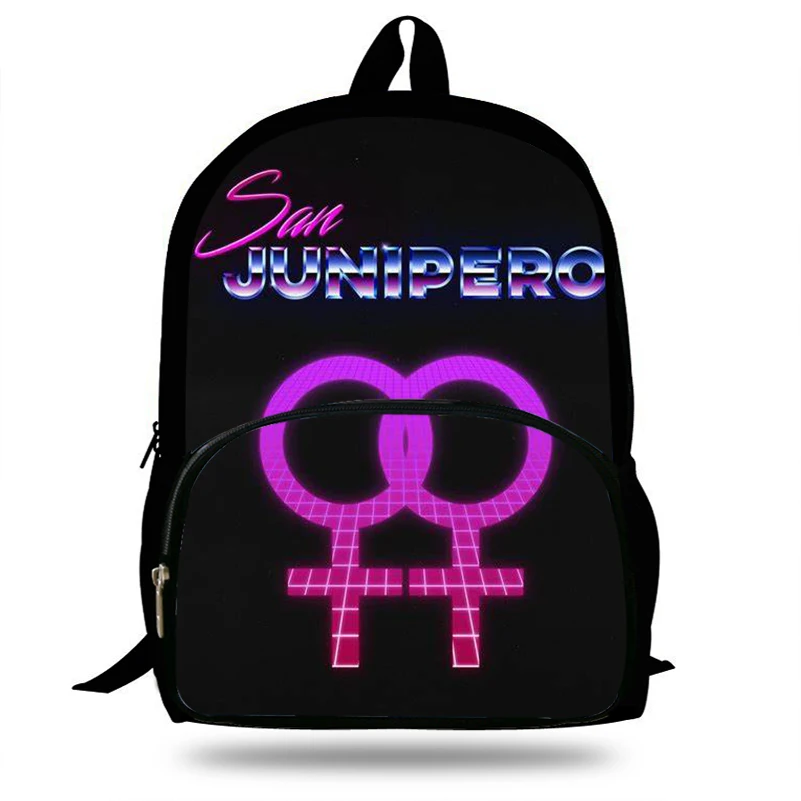 Школьные сумки для девочек модный рюкзак с принтом Mochila San Junipero крутой мальчиков