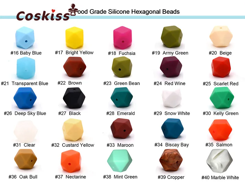 silicone hexagon beads-2