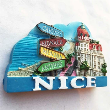 Lychee France Nice Scenic Fridge Magnet Creative Road Sign Refrigerator Magnetic Sticker Travel Gift Modern Home Decoration
Lychee France Nice Scenic Fridge Magnet Creative Road Sign Refrigerator Magnetic Sticker Travel Gift Modern Home Decoration