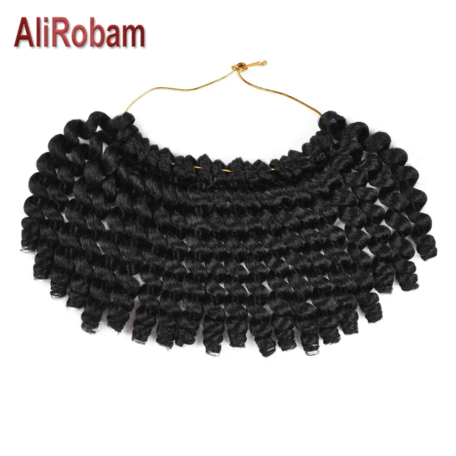 TOMO Crochet Braids 8" Short Jamaican Bounce Curly Black Wand Curl Black Woman Synthetic Braiding Hair Extensions 20 roots/pack
TOMO Crochet Braids 8" Short Jamaican Bounce Curly Black Wand Curl Black Woman Synthetic Braiding Hair Extensions 20 roots/pack