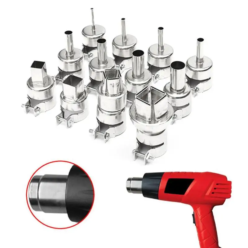 12pcs/set Soldering Station 850 Hot Air Gun Welding Heat Resistant Nozzles igh temperature stainless steel About 22mm/0.87"
12pcs/set Soldering Station 850 Hot Air Gun Welding Heat Resistant Nozzles igh temperature stainless steel About 22mm/0.87"