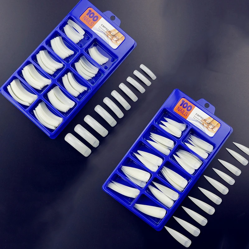100pcs Nail Tips Half Cover Artificial False Nails Salon Fake Nail Tips Transparent,White,Natural DIY Acrylic UV Gel Tips Sets
100pcs Nail Tips Half Cover Artificial False Nails Salon Fake Nail Tips Transparent,White,Natural DIY Acrylic UV Gel Tips Sets