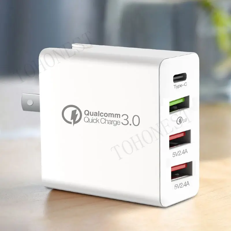 48W Multi Quick Charger PD Type C USB Charger for Samsung iPhone Huawei Tablet QC 3.0 Fast Wall Charger US EU UK AU Plug Adapter
48W Multi Quick Charger PD Type C USB Charger for Samsung iPhone Huawei Tablet QC 3.0 Fast Wall Charger US EU UK AU Plug Adapter