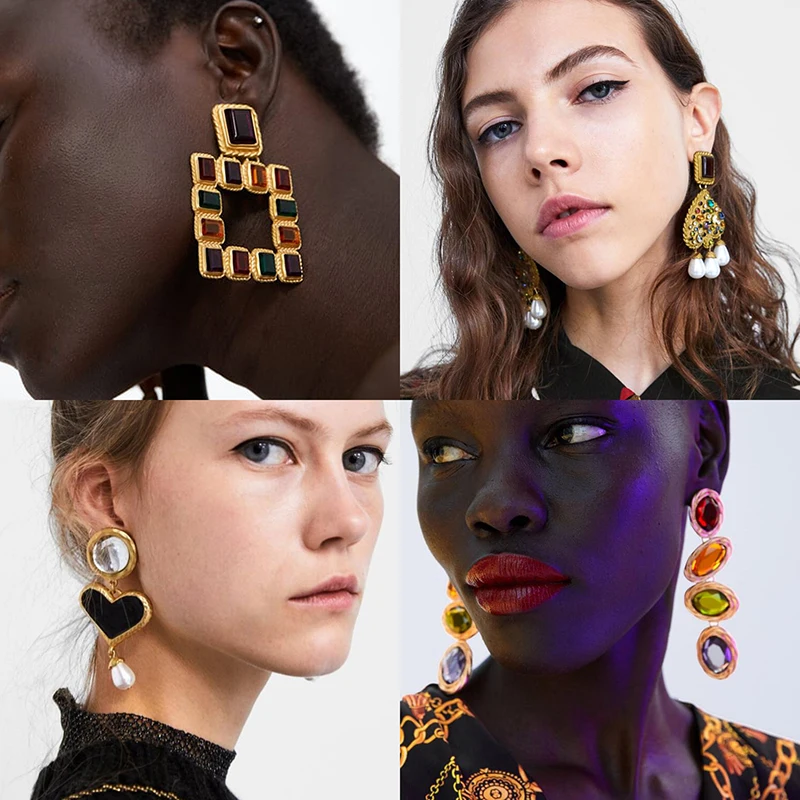 PPG&PGG 2019 Statement Earrings Ladies Crystal ZA Earrings For Women Party Jewelry Accessories
PPG&PGG 2019 Statement Earrings Ladies Crystal ZA Earrings For Women Party Jewelry Accessories